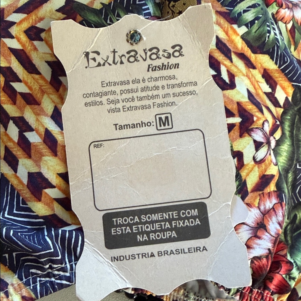 Rave Multicolor Tropical Patterned Garment - Picture 11 of 11